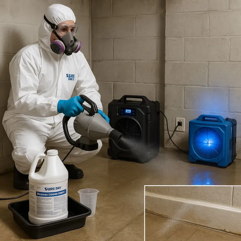 Sanitization and Odor Removal process in South Amherst, MA